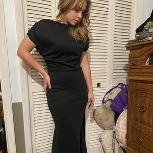 Black dress, L tall